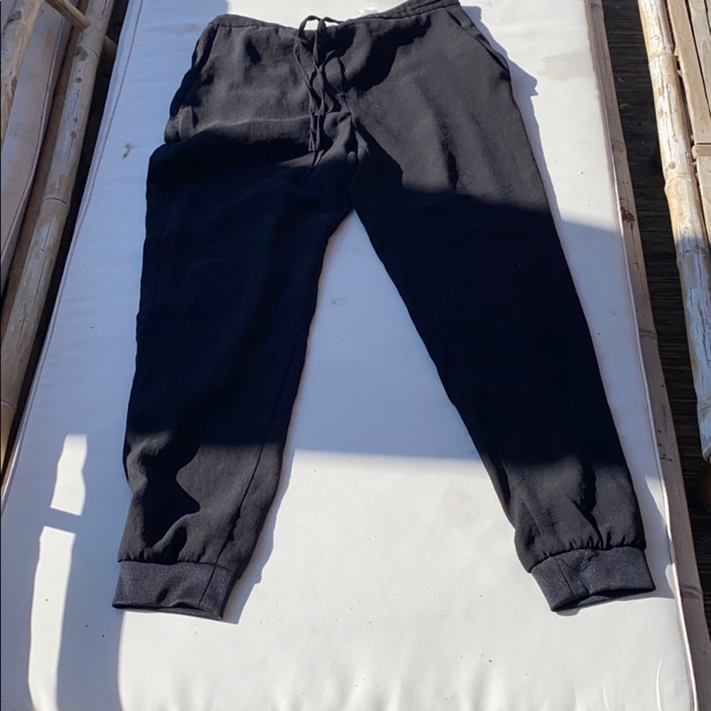 Zara basic crepe joggers